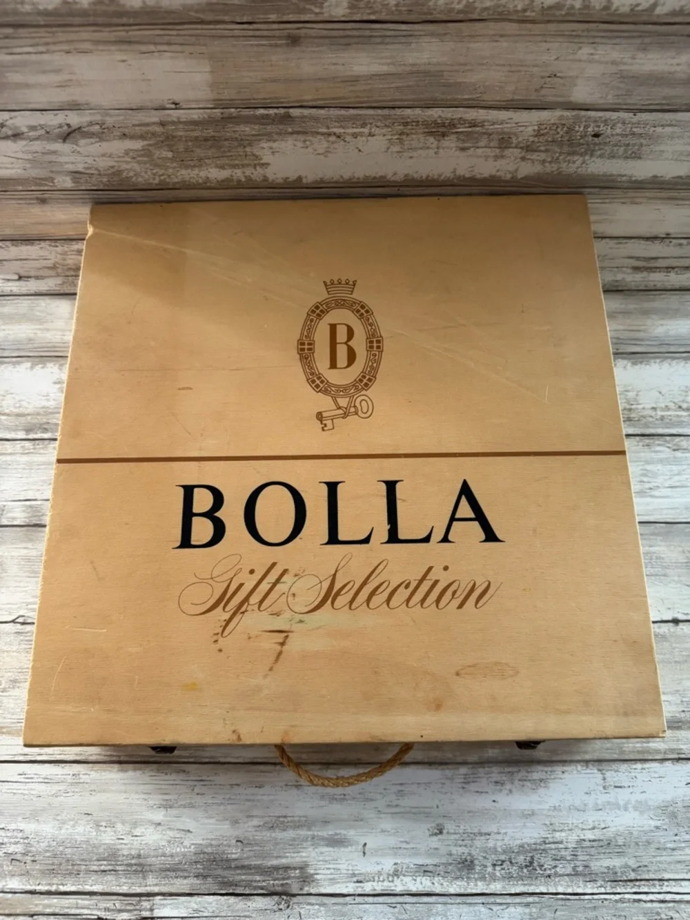 Vintage BOLLA Gift Selection Box - Wood